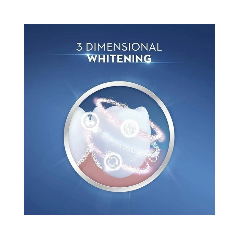 Crest 3D White Radiant Mint Toothpaste 0.85oz (24g) - Pack of 3