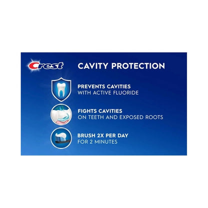 Crest Plus Baking Soda & Peroxide Whitening Toothpaste 232g - Pack of 3