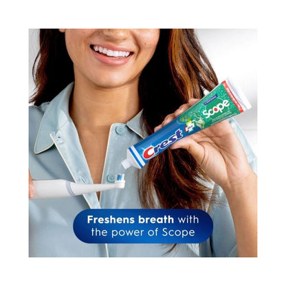 Crest Plus Whitening Scope Minty Fresh Toothpaste 2.7oz (76.5g) - Pack of 3