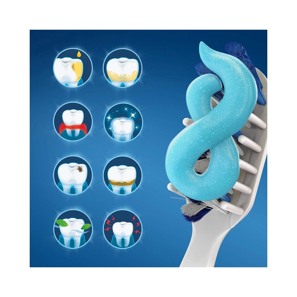 Crest 3D White Stain Eraser Icy Clean Mint Flouride Toothpaste 107g