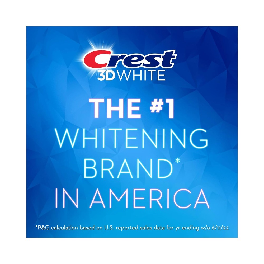 Crest 3D White Stain Eraser Icy Clean Mint Flouride Toothpaste 107g