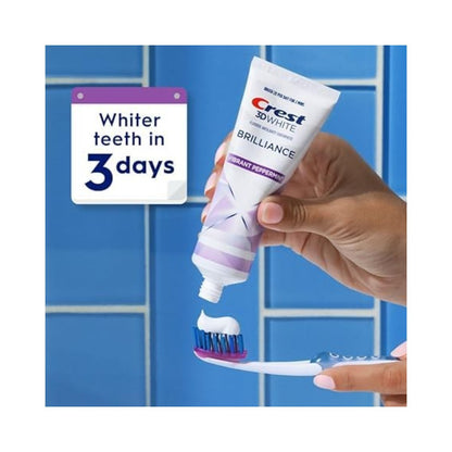 Crest 3D White Brilliance Vibrant Peppermint Toothpaste 116g