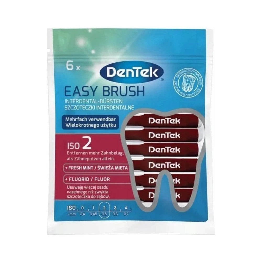 DenTek Easy Brush Interdental Brushes ISO 2 6's