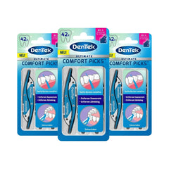 DenTek Ultimate Comfort Floss Picks 42's - Pack of 3