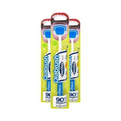 Dentek Orabrush Tongue Cleaner - Pack of 3