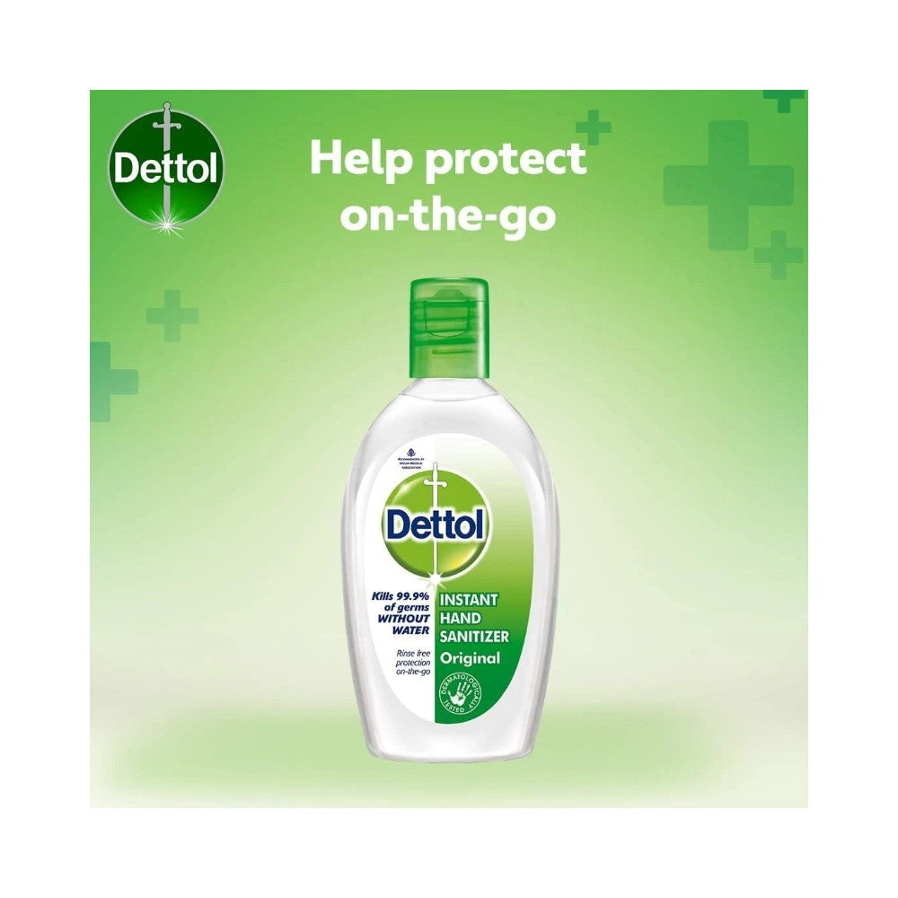 Dettol Hand Sanitizer Gel Bottles 50ml - Pack of 12