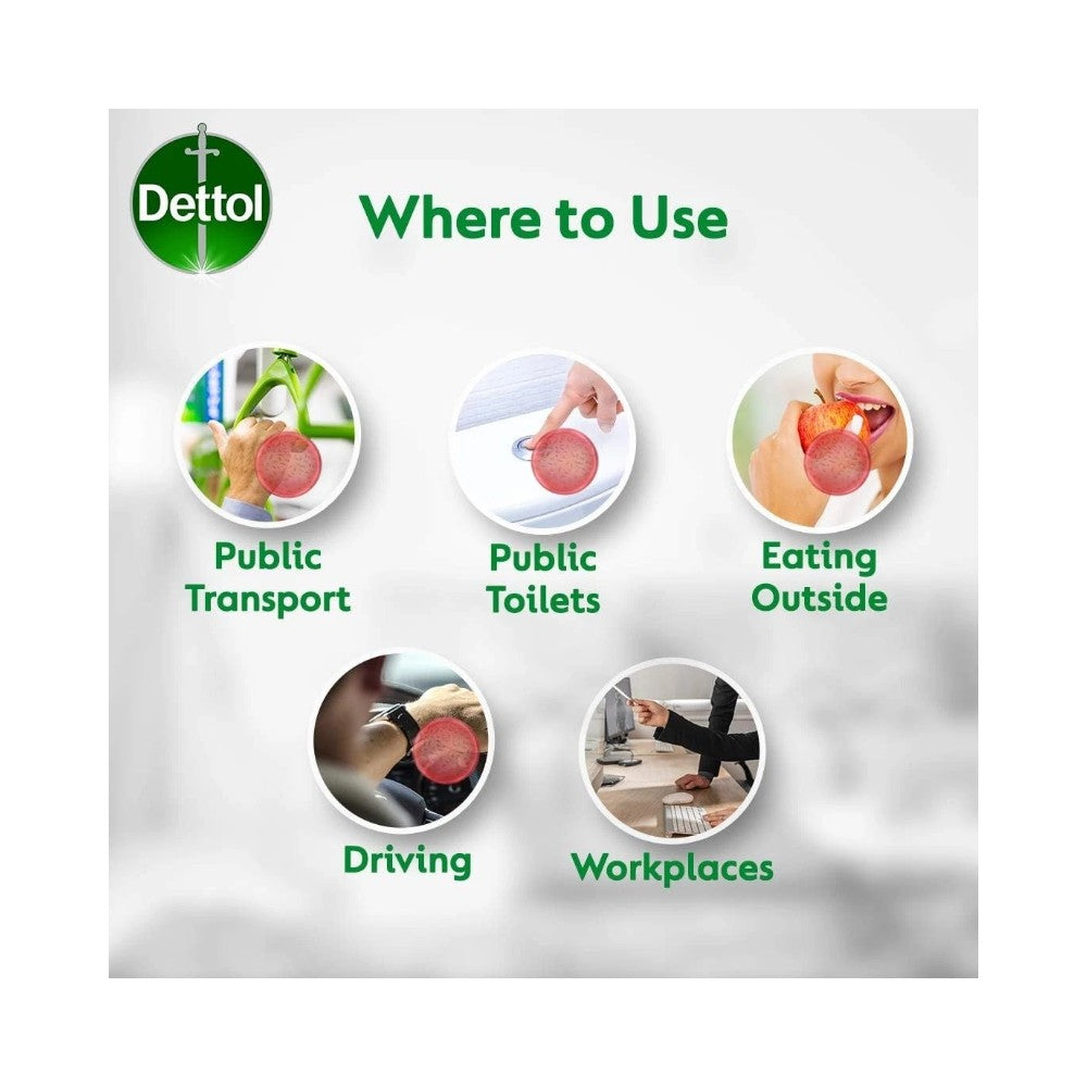 Dettol Hand Sanitizer Gel Bottles 50ml - Pack of 12