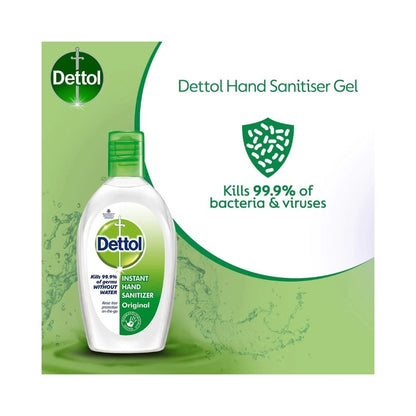 Dettol Hand Sanitizer Gel Bottles 50ml - Pack of 12