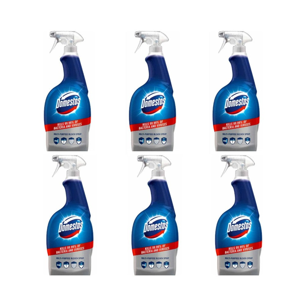 Domestos Multi Purpose Bleach Spray 700ml - Pack of 6