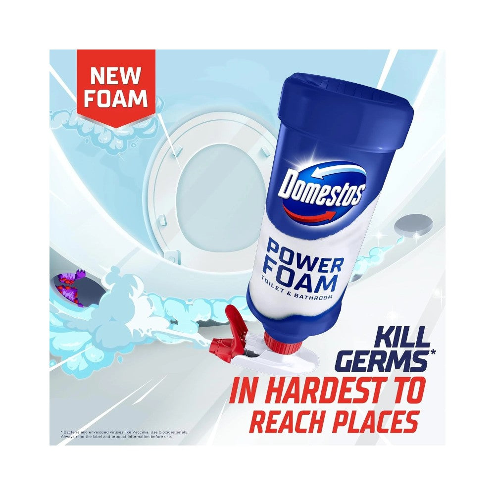 Domestos Power Foam Arctic Fresh Toilet & Bathroom Spray 450ml