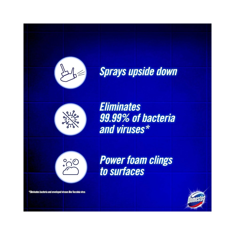 Domestos Power Foam Arctic Fresh Toilet & Bathroom Spray 450ml