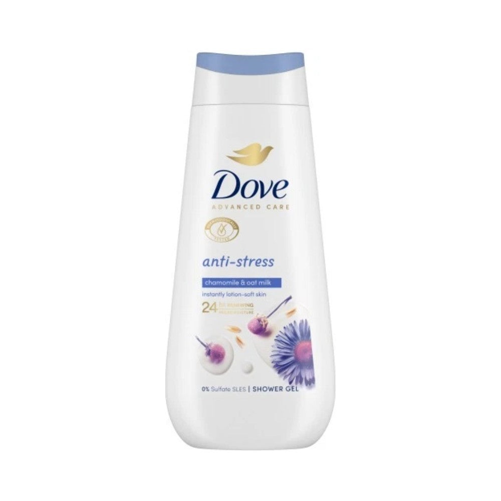 Dove Anti Stress Chamomile & Oat Milk Body Wash 225ml