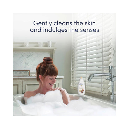 Dove Caring Bath Shea Butter & Vanilla Moisturising Cream 450ml