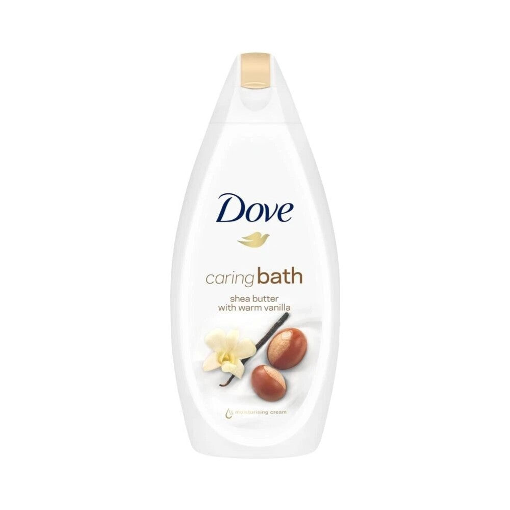 Dove Caring Bath Shea Butter & Vanilla Moisturising Cream 450ml
