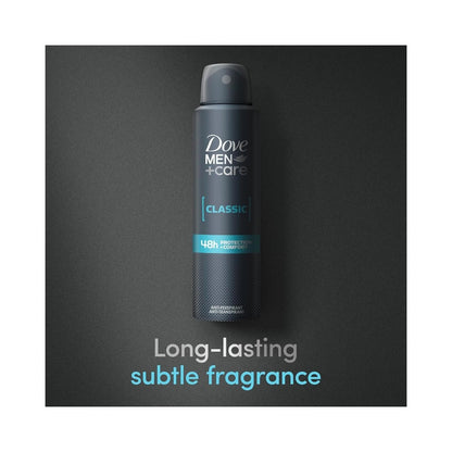 Dove Men+Care Classic Antiperspirant Deodorant Spray 150ml