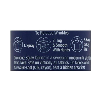 Downy Wrinkle Releaser Fabric Spray Fresh Scent 3oz (90ml) - Pack of 3