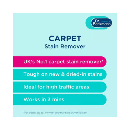 Dr Beckmann Carpet Stain Remover with Cleaning Brush 650ml