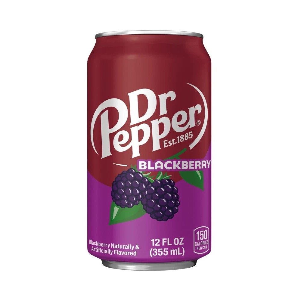 Dr Pepper Blackberry Cans 12oz (355ml) - Pack of 12