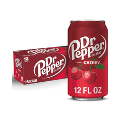Dr Pepper Cherry Cans 12oz (355ml) - Pack of 12