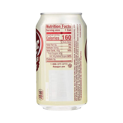 Dr Pepper Vanilla Float Drink Cans 12oz (355ml) - Pack of 12