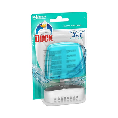 Duck 3 in 1 Toilet Liquid Rim Block Cool Mist (55ml) - Pack of 6