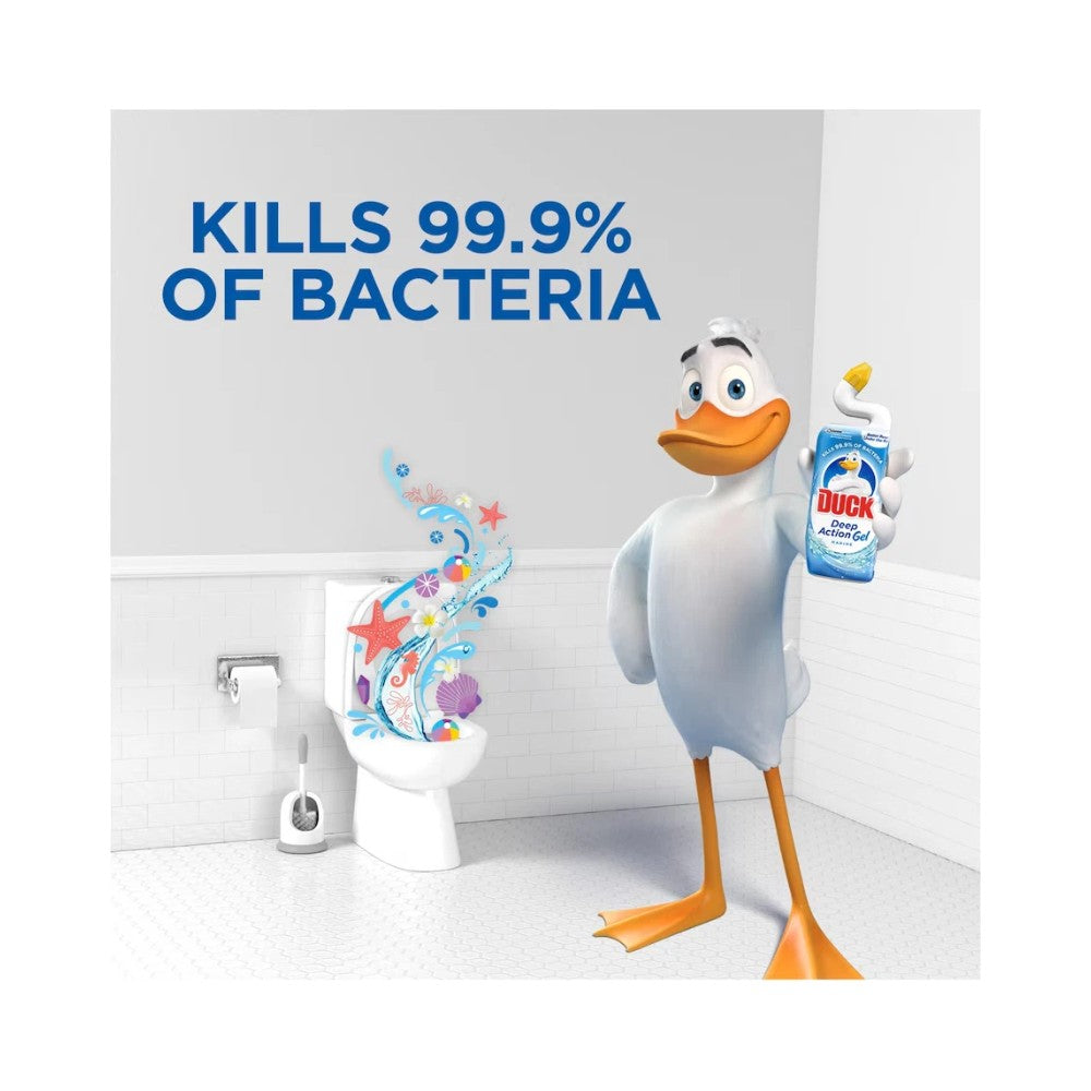 Duck Deep Action Gel Toilet Cleaner Marine Wave 750ml