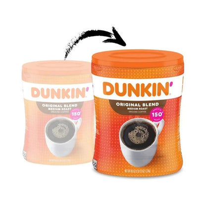 Dunkin' Donuts Original Blend Medium Roast Ground Coffee Jar 1.27kg
