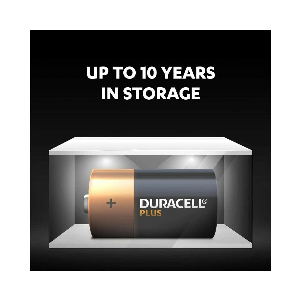 Duracell Plus C Alkaline Batteries 2pk