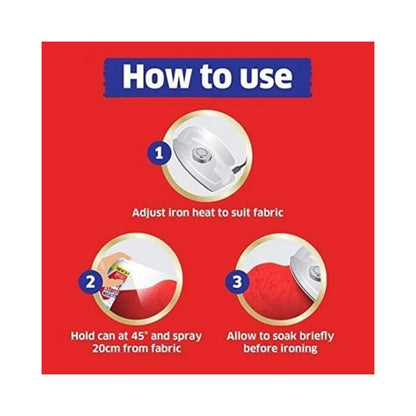 Dylon 2 in 1 Spray Starch with Easy Iron 300ml