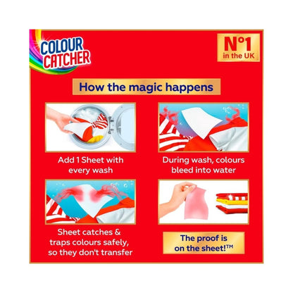 Dylon Colour Catcher Colour Protection Laundry Sheets 40's