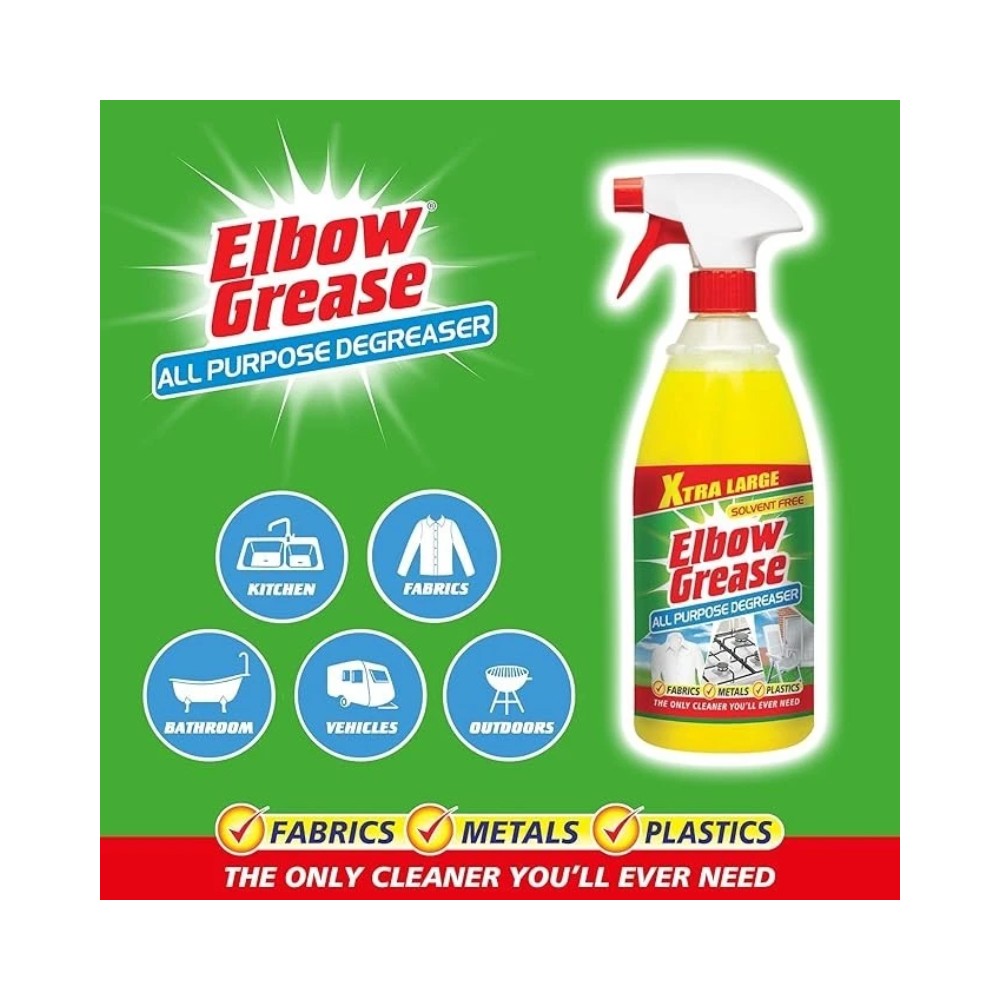 Elbow Grease Xtra Large All Purpose Degreaser Spray 1L - Pack of 12