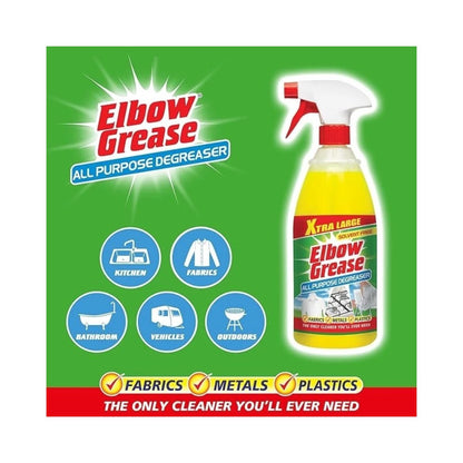 Elbow Grease Xtra Large All Purpose Degreaser Spray 1L - Pack of 12