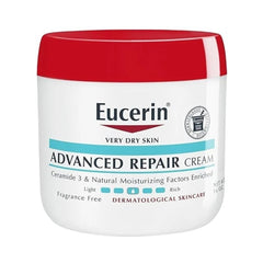 Eucerin Advanced Repair Cream Moisturizer Jar 16oz (454g) - Fragrance Free