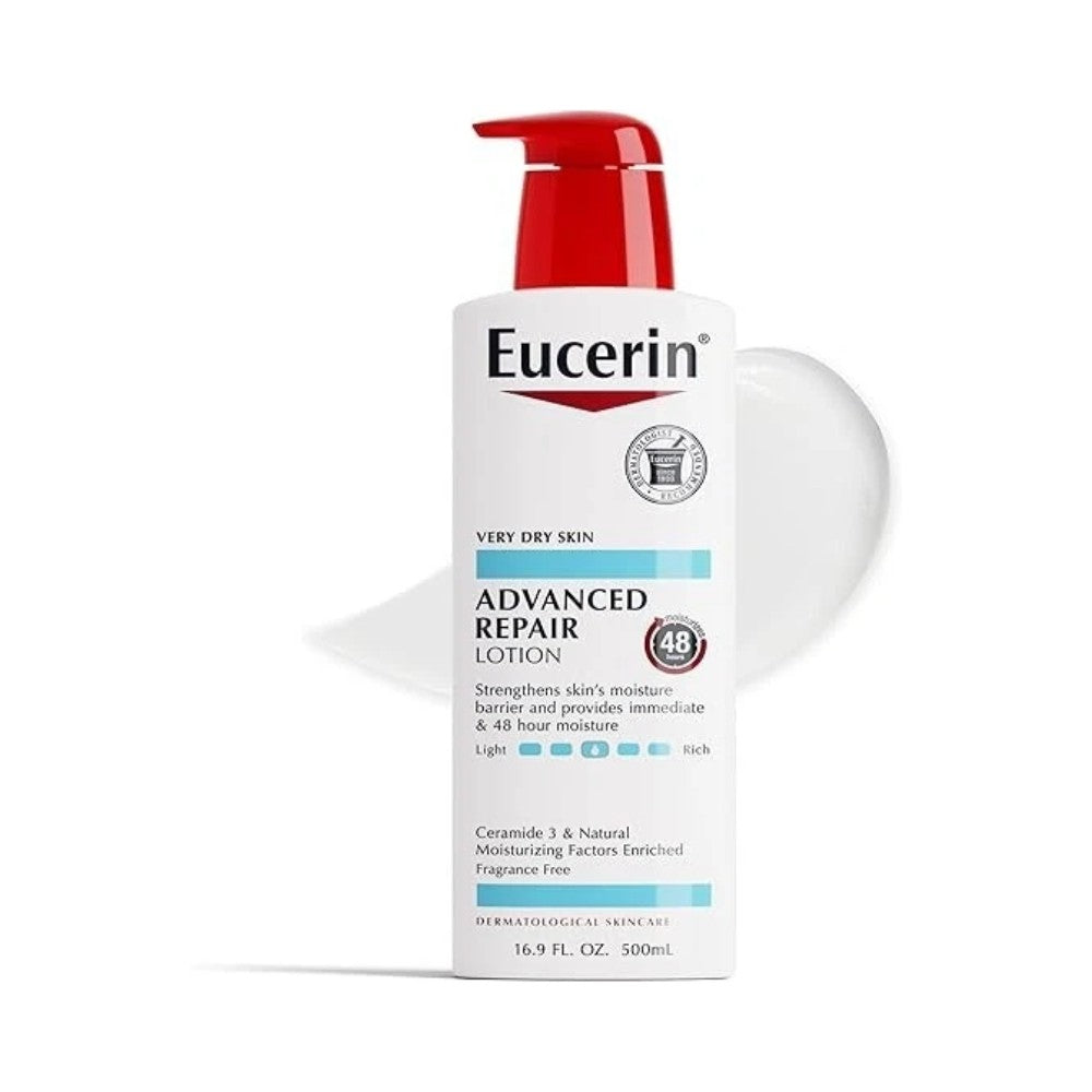 Eucerin Advanced Repair Lotion For Dry Skin Bottle 500ml - Fragrance Free