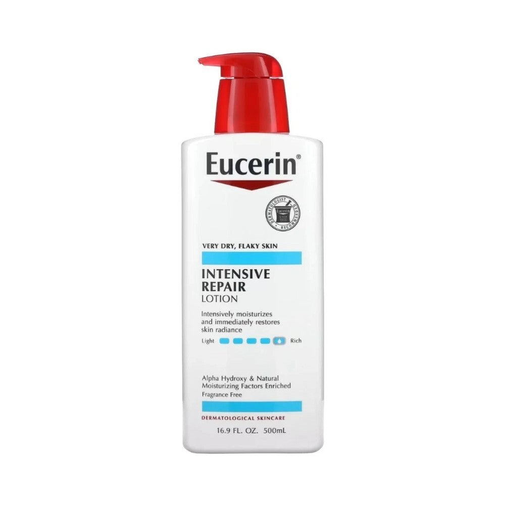 Eucerin Intensive Repair Lotion For Dry & Flaky Skin 500ml - Fragrance Free