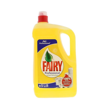Fairy Professional Washing Up Liquid Lemon 5L