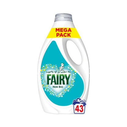 Fairy Non Bio Liquid Laundry Detergent 1.33L - 43 Washes