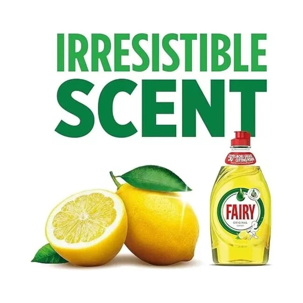 Fairy Washing Up Liquid Lemon 654ml