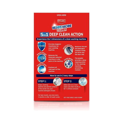 Dylon 5 in 1 Washing Machine Cleaner