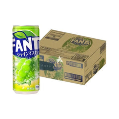 Fanta Shine Muscat Slim Cans 250ml - Pack of 30 - Japanese Import
