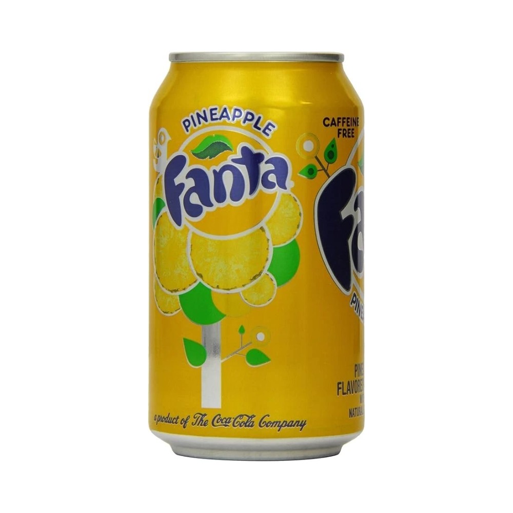 Fanta Pineapple Cans 355ml - Pack of 12