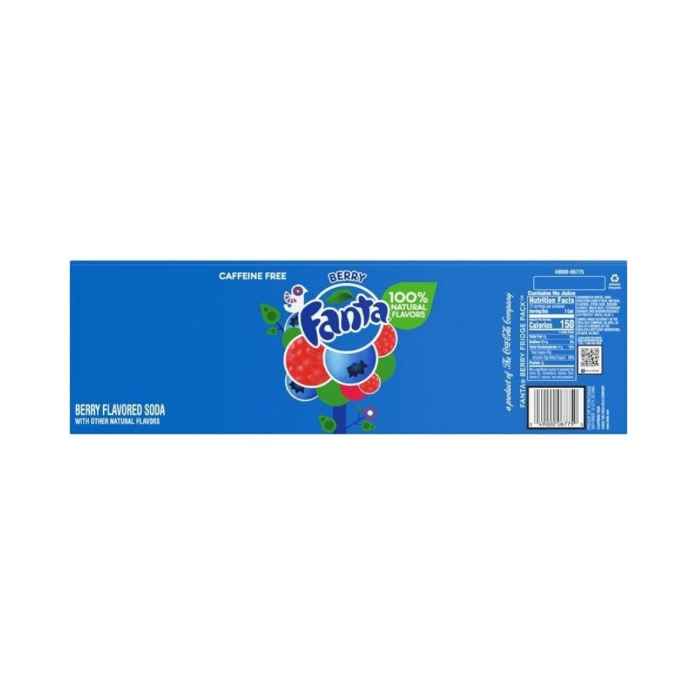 Fanta Berry Cans 12oz (355ml) - Pack of 12