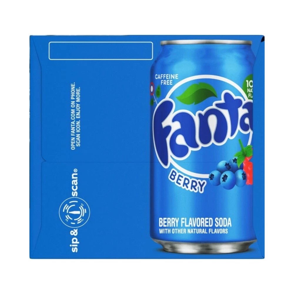 Fanta Berry Cans 12oz (355ml) - Pack of 12