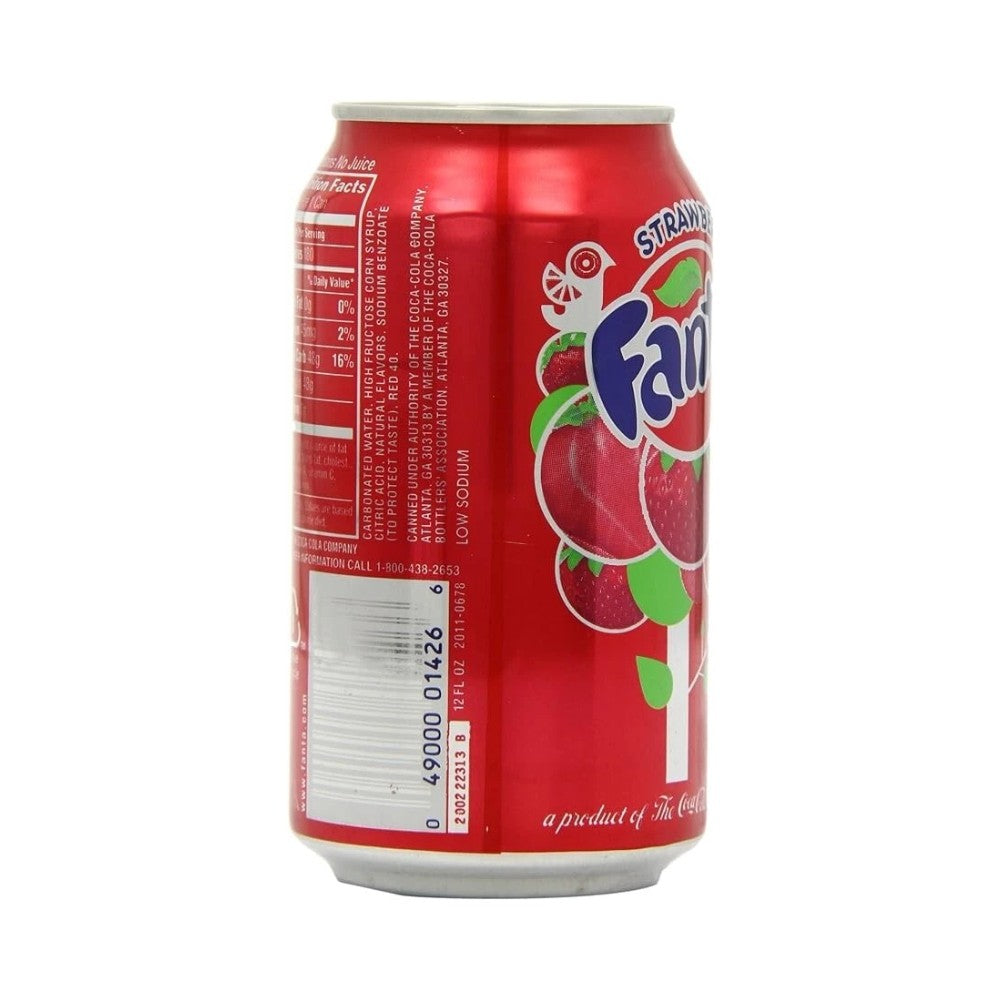 Fanta Strawberry Cans 12oz (355ml) - Pack of 12