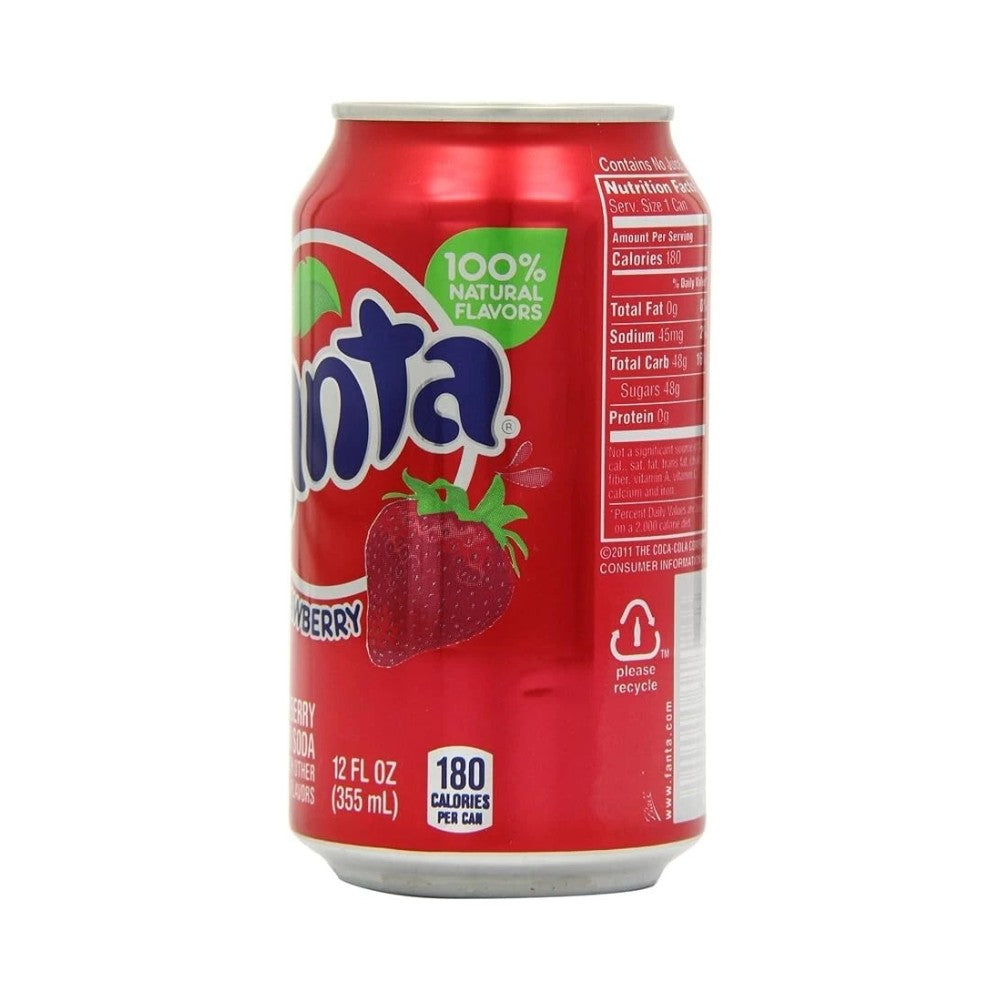 Fanta Strawberry Cans 12oz (355ml) - Pack of 12