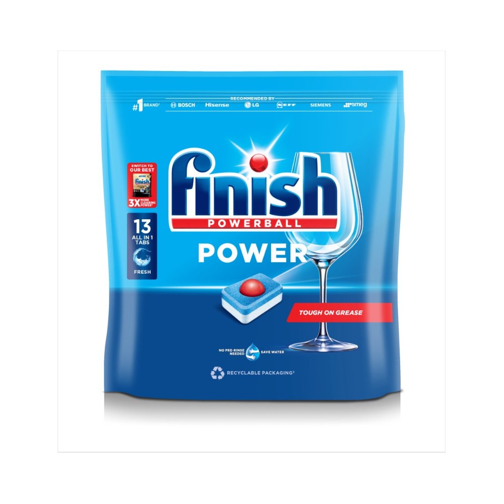 Finish Power All In One Dishwasher Tablets 13's