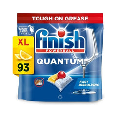 Finish Quantum Fast Dissolving All In 1 Dishwasher Tablets - 93 Capsules