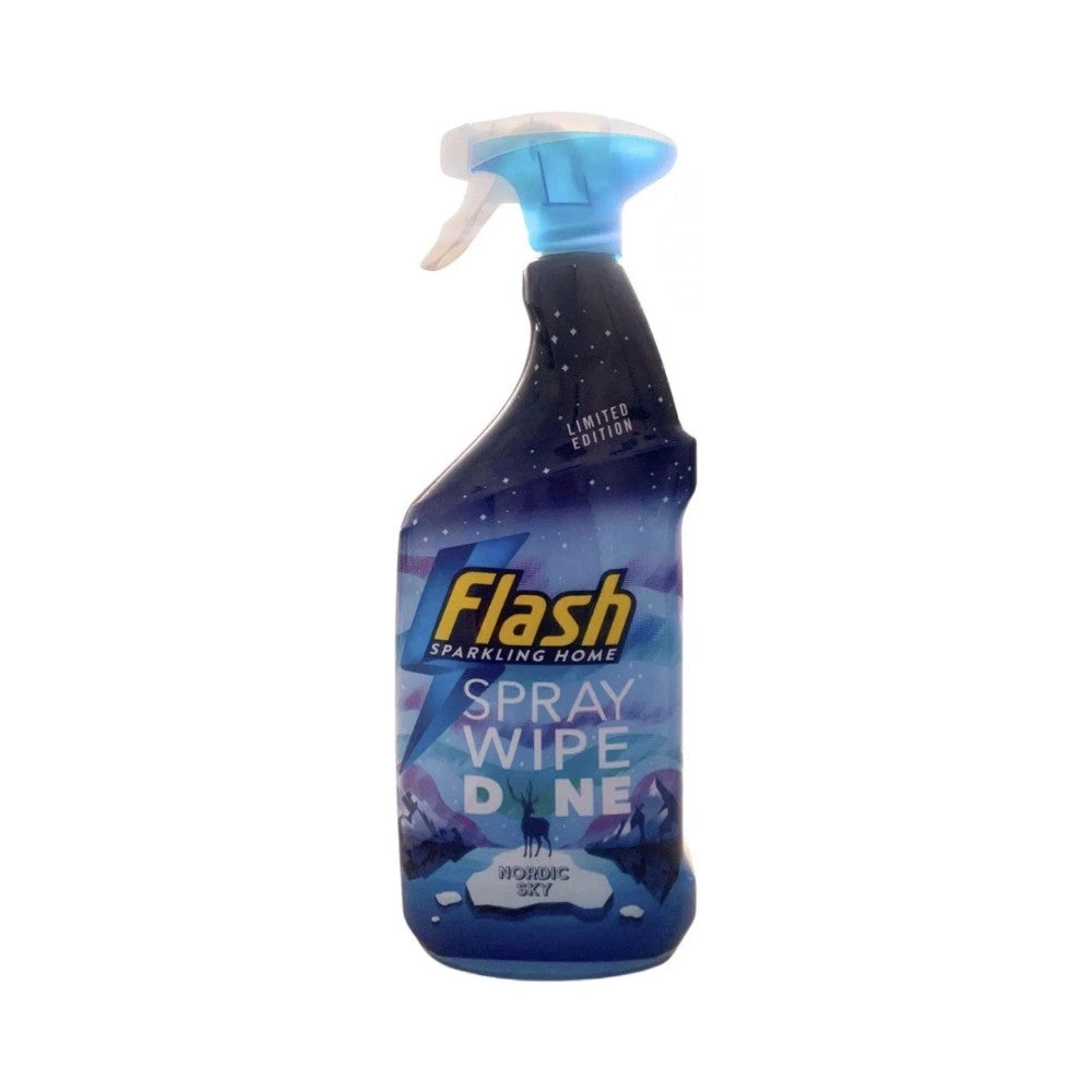 Flash Spray Wipe Done Nordic Sky Multi Purpose Cleaning Spray 800ml