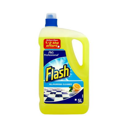 Flash All Purpose Fresh Lemon Scent Liquid Cleaner 5L