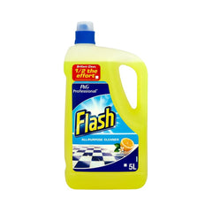 Flash All Purpose Fresh Lemon Scent Liquid Cleaner 5L
